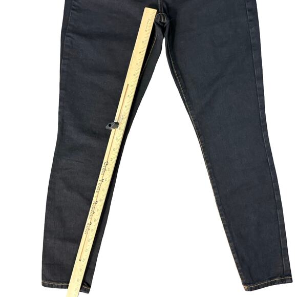 Guess 40th Anniversary Black Wash Button Fly High Rise Skinny Jeans size 25 - Picture 7 of 11